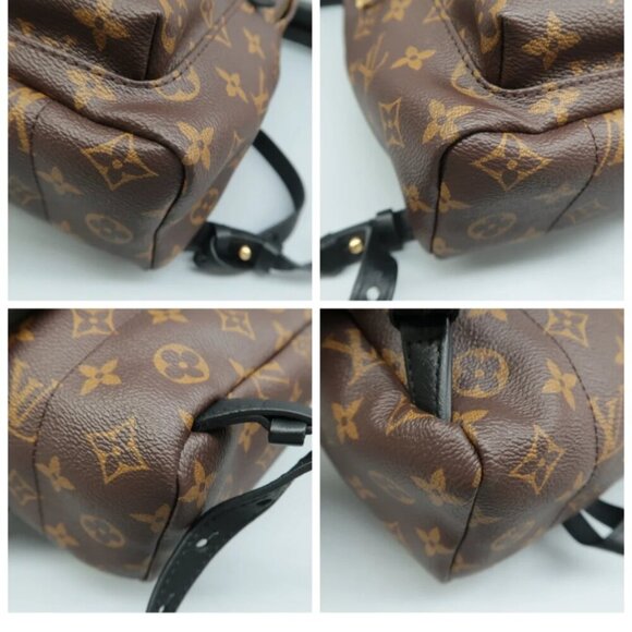 100% Authentic Louis Vuitton Palm Springs Brown Monogram Canvas Backpack - Picture 6 of 12